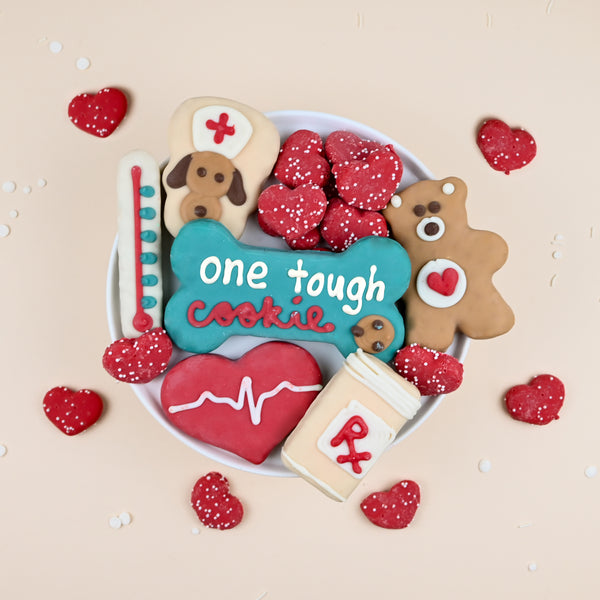 Wufers Get Well Soon Gift for Dogs Cookie Box