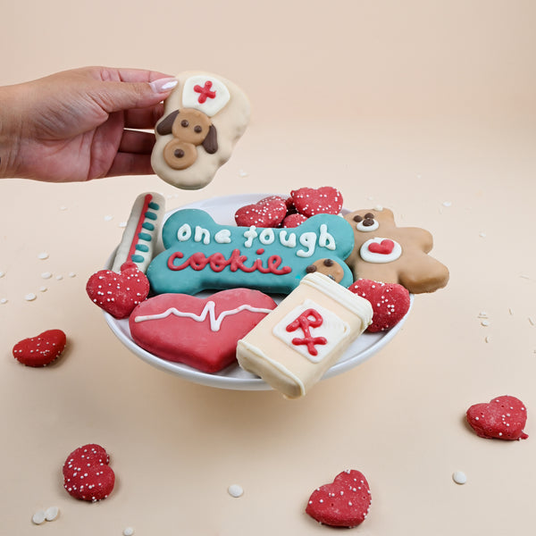 Wufers Get Well Soon Gift for Dogs Cookie Box