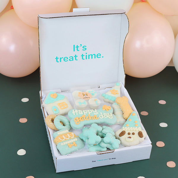 Wufers Gotcha Day Gift for Dogs Cookie Box