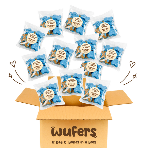 Blue Box O' Endless Bones - 12 Bags in a Box