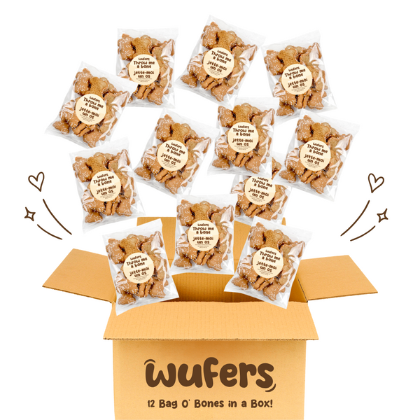 Peanut Butter Box O' Endless Bones - 12 Bags in a Box