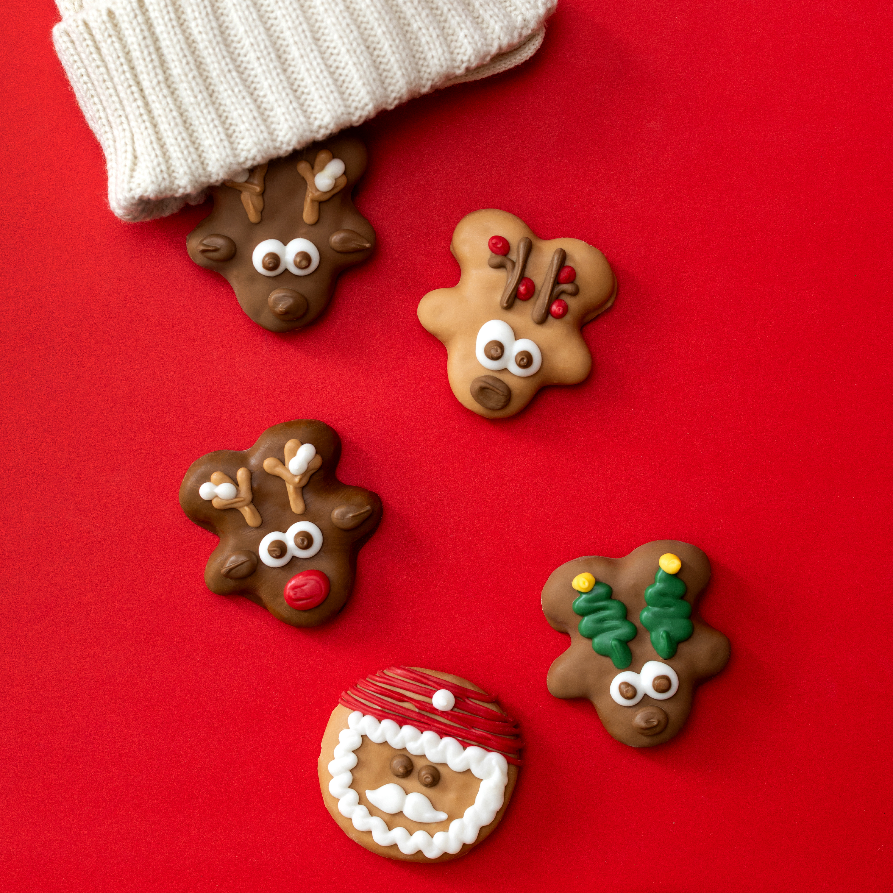 Wufers Giftable 12-Day Advent Santa's Silly Crew Cookie Box (12pk Wufers Giftable 12-Day Advent Santa's Silly Crew Cookie Box (12pk