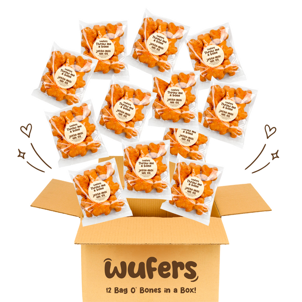 Orange Box O' Endless Bones - 12 Bags in a Box