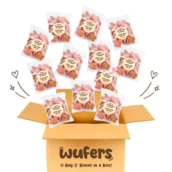 Fuchsia Box O' Endless Bones - 12 Bags in a Box
