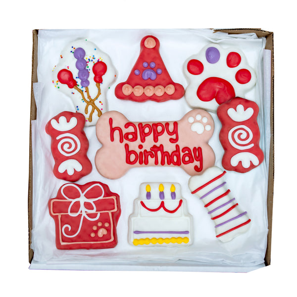 Wufers Birthday Girl Dog Cookie Box