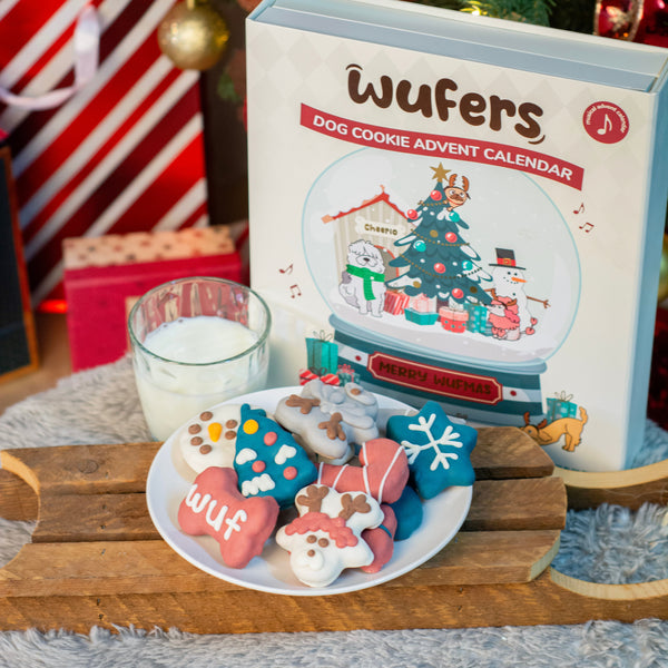 Wufers Snow Globe Singing Advent Calendar for Dogs