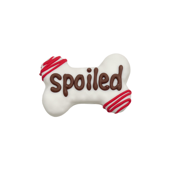 spoiled dog bone cookie