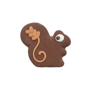 Squirrel shaped dog cookie