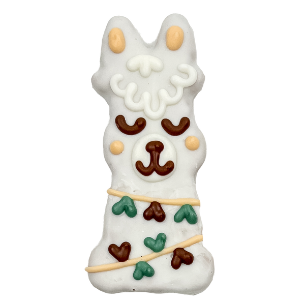 fall themed llama cookie for dgs