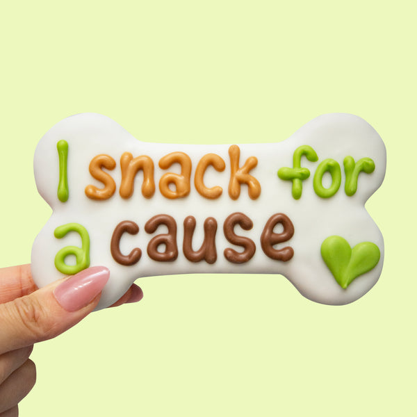 I Snack for a Cause Bone