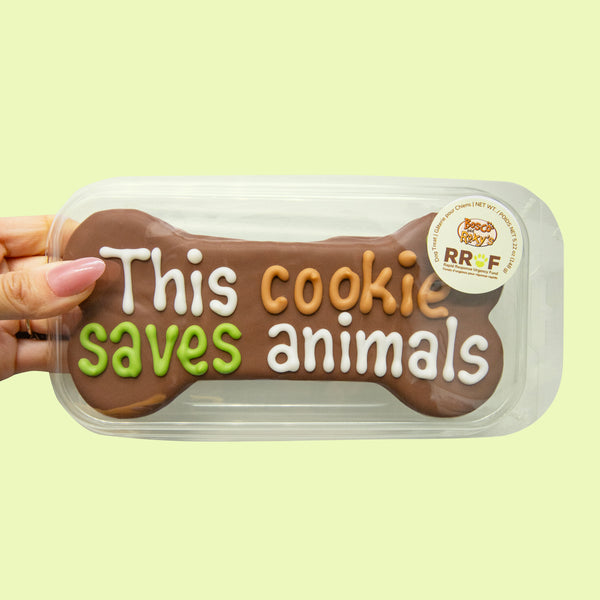 This Cookie Saves Animals | Prepackaged 8" Bone