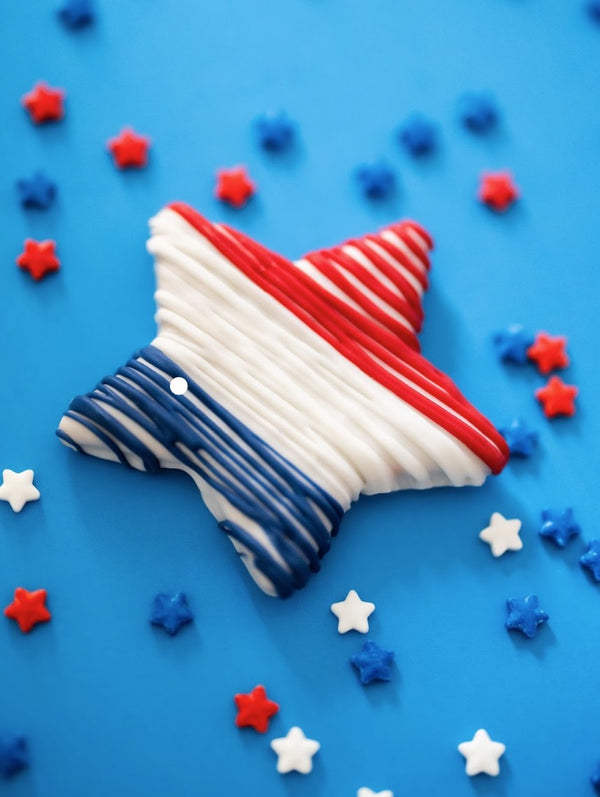 USA Star July 4th Cookie
