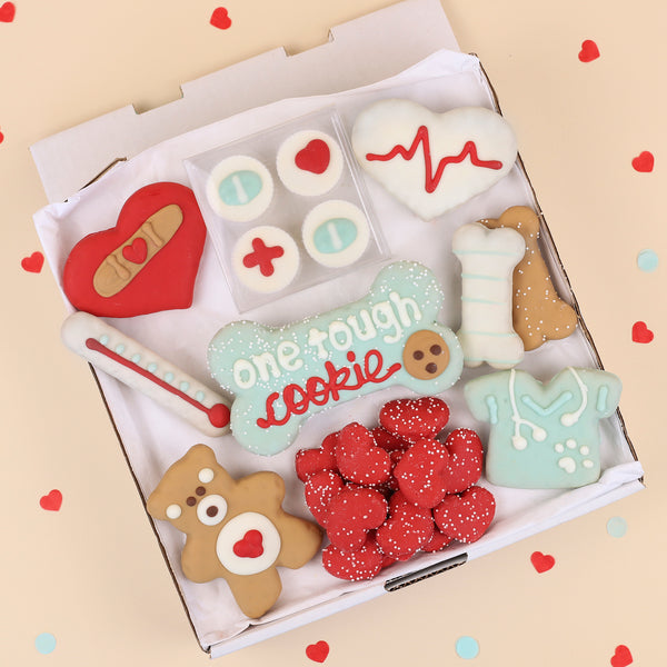 Get Well Soon Dog Cookie Box