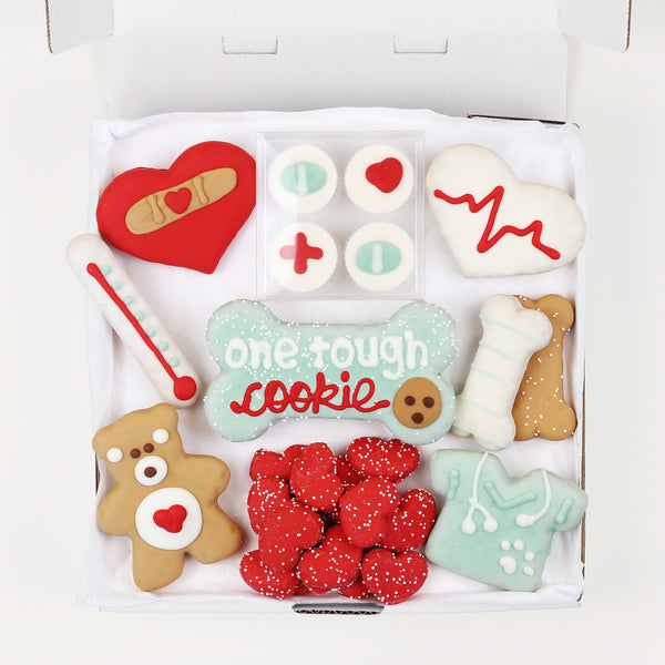 Get Well Soon Dog Cookie Box